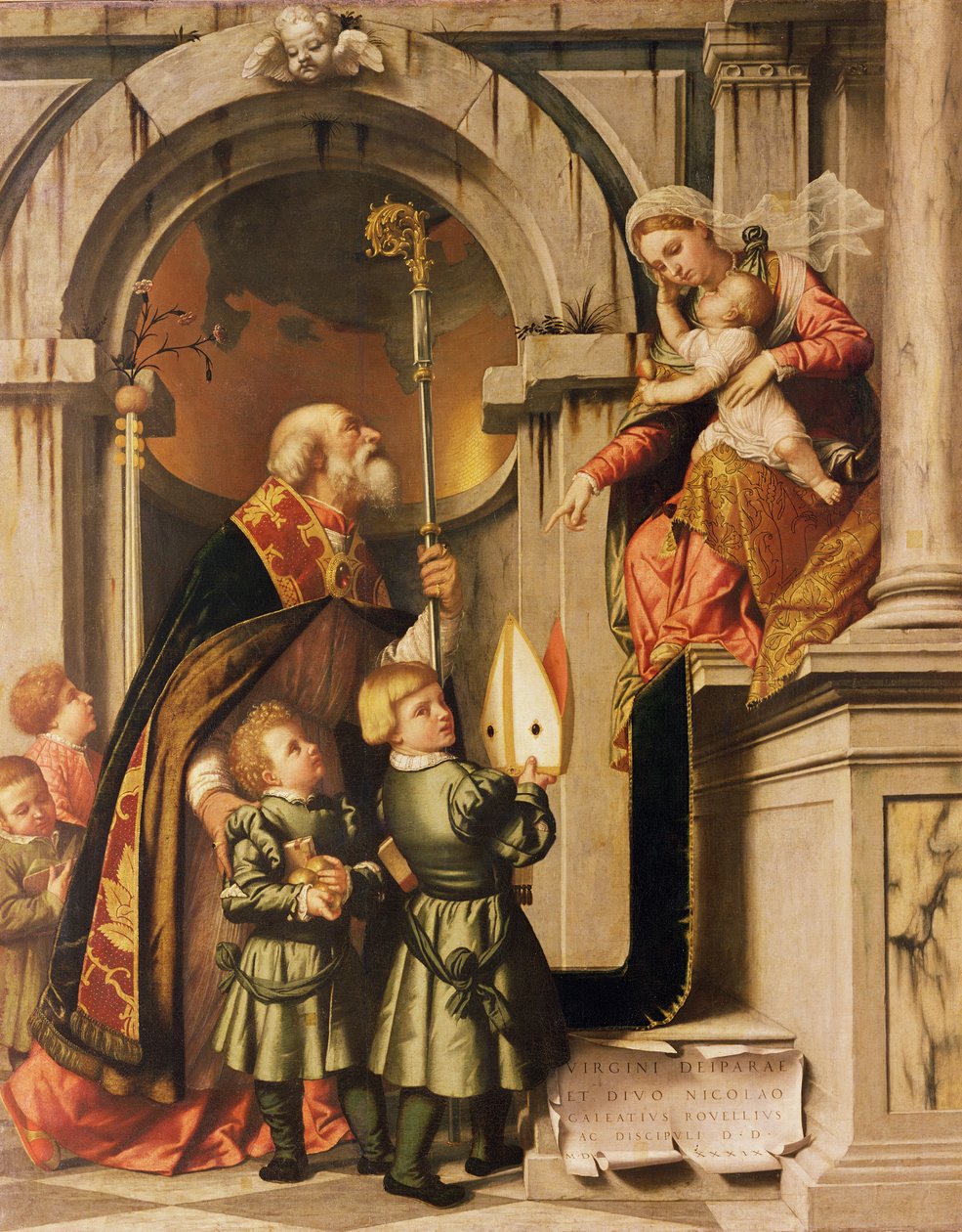 Pala Rowelli, 2 autorstwa Alessandro Bonvicino Moretto