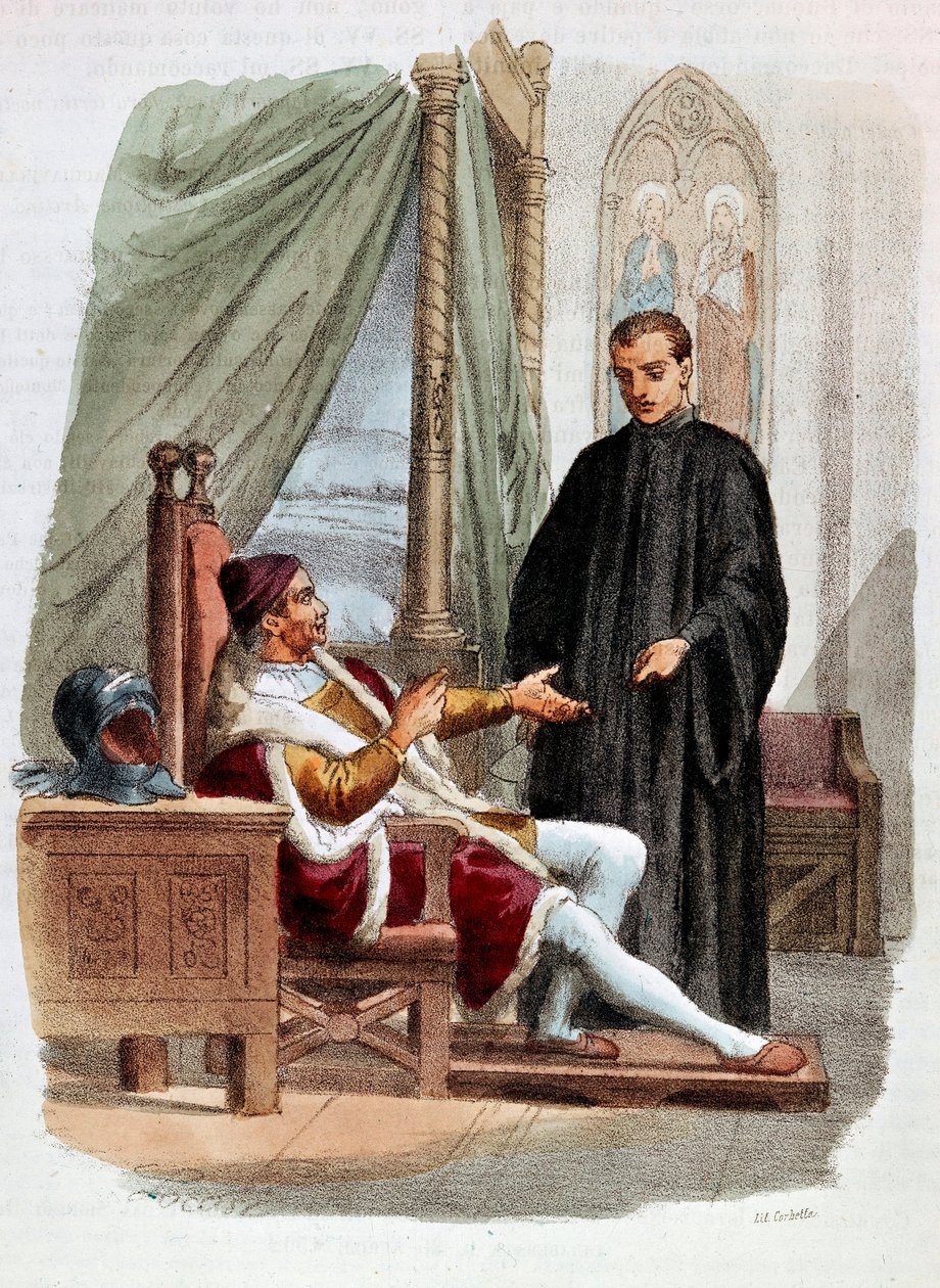 Niccolo di Bernardo dei Machiavelli (Nicolas Machiavel autorstwa Alessandro Focosi