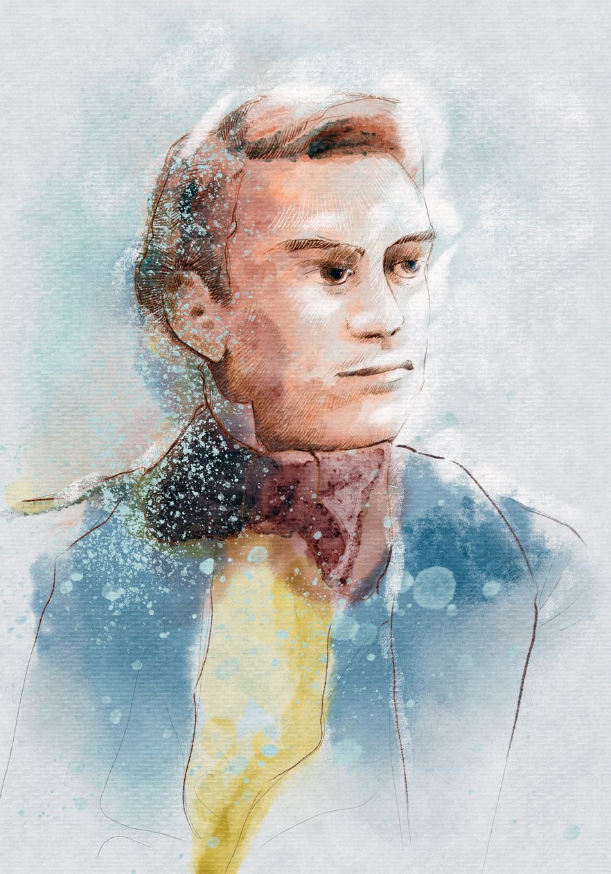 Alfred Nobel, 2023 (ilustracja) autorstwa Alessandro Lonati