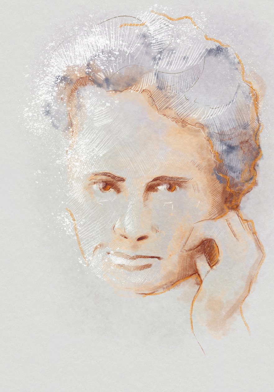 Maria Skłodowska-Curie, 2023 (ilustracja) autorstwa Alessandro Lonati