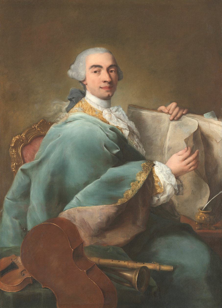 Portret muzyka, ca. 1770. autorstwa Alessandro Longhi