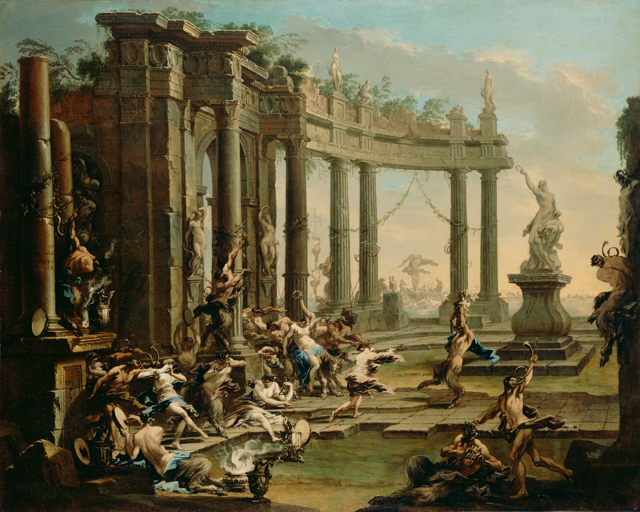 Bachnale, s.1720-30 autorstwa Alessandro Magnasco