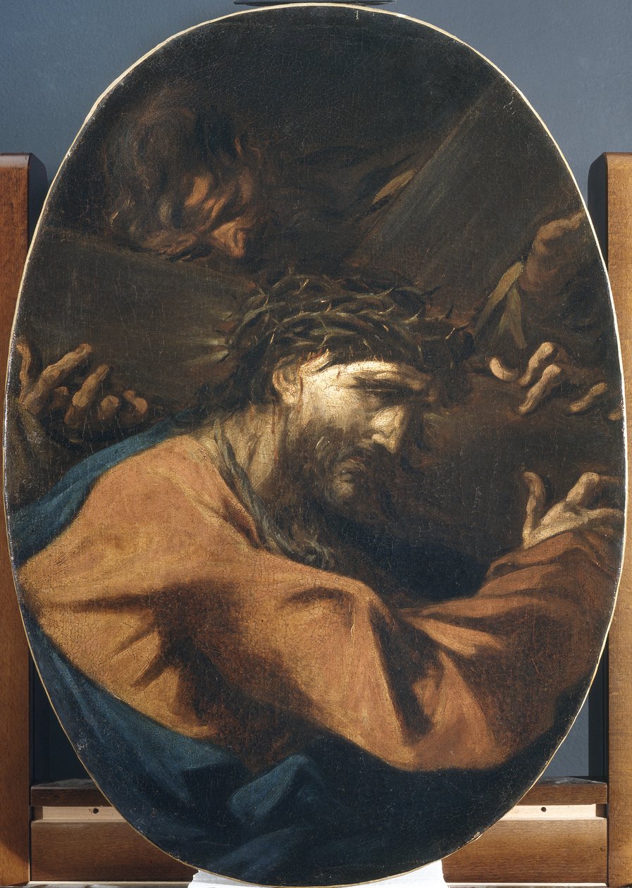 Chrystus niosący krzyż autorstwa Alessandro Magnasco