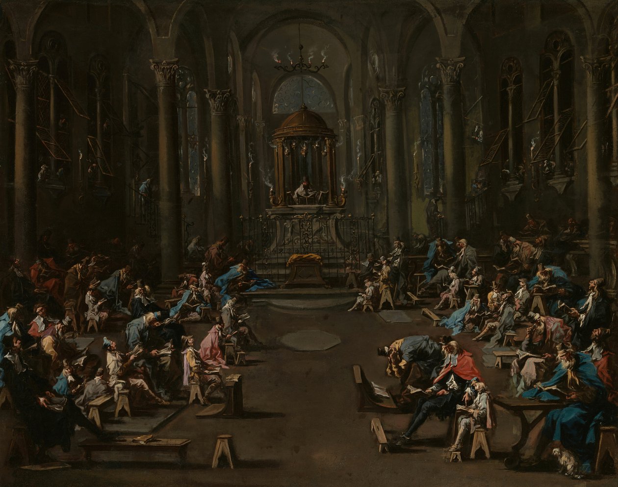 Synagoga, 172535. autorstwa Alessandro Magnasco