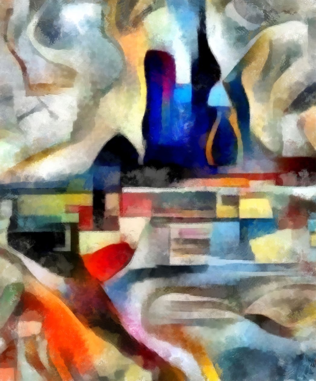 katedra, 2017, (media mieszane) autorstwa Alex Caminker