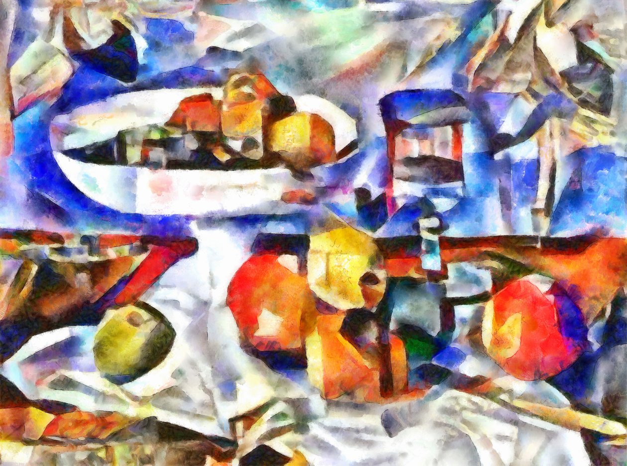 owoce i szkło ,2017, autorstwa Alex Caminker