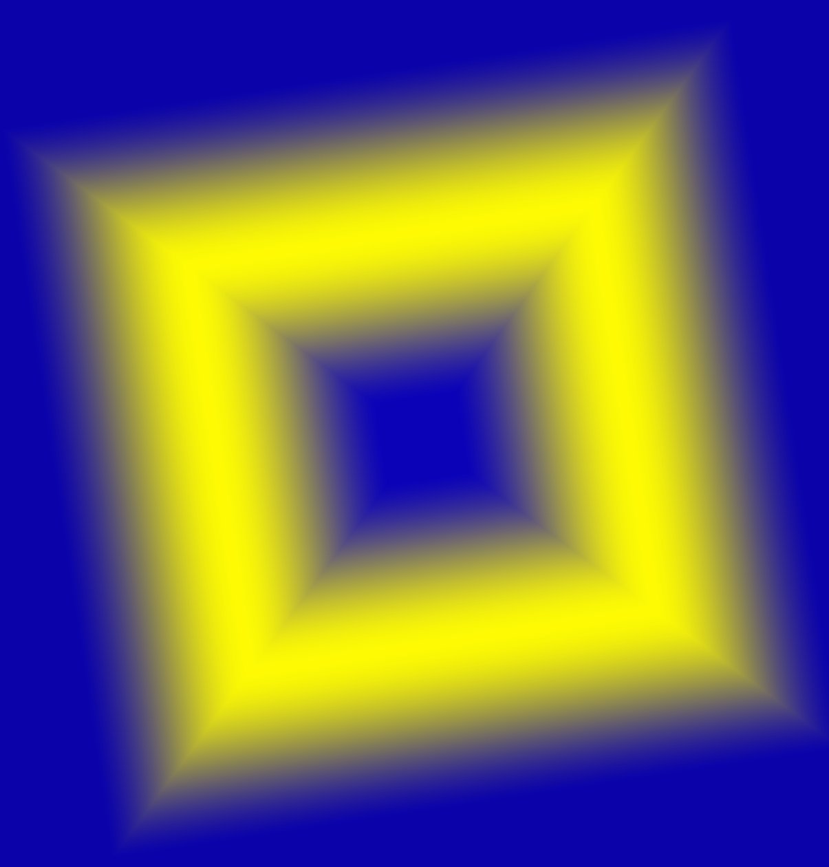 Światła geometryczne, nr 5, (gradient) autorstwa Alex Caminker
