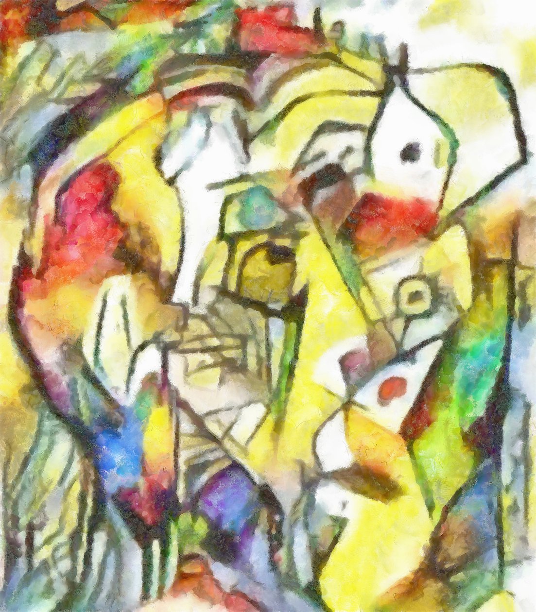 Wzrok, 2016, (media mieszane) autorstwa Alex Caminker