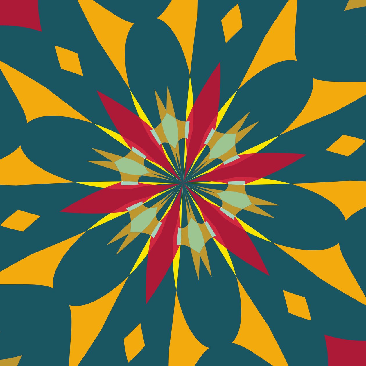 Gwiazda (wersja), 2019, (media mieszane) autorstwa Alex Caminker