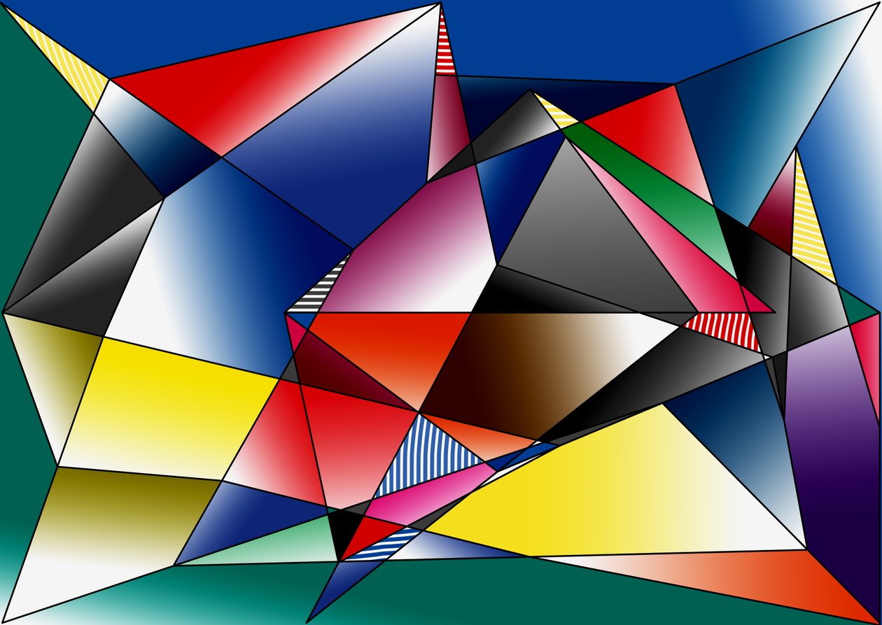 Kamienie,2019,(gradient) autorstwa Alex Caminker
