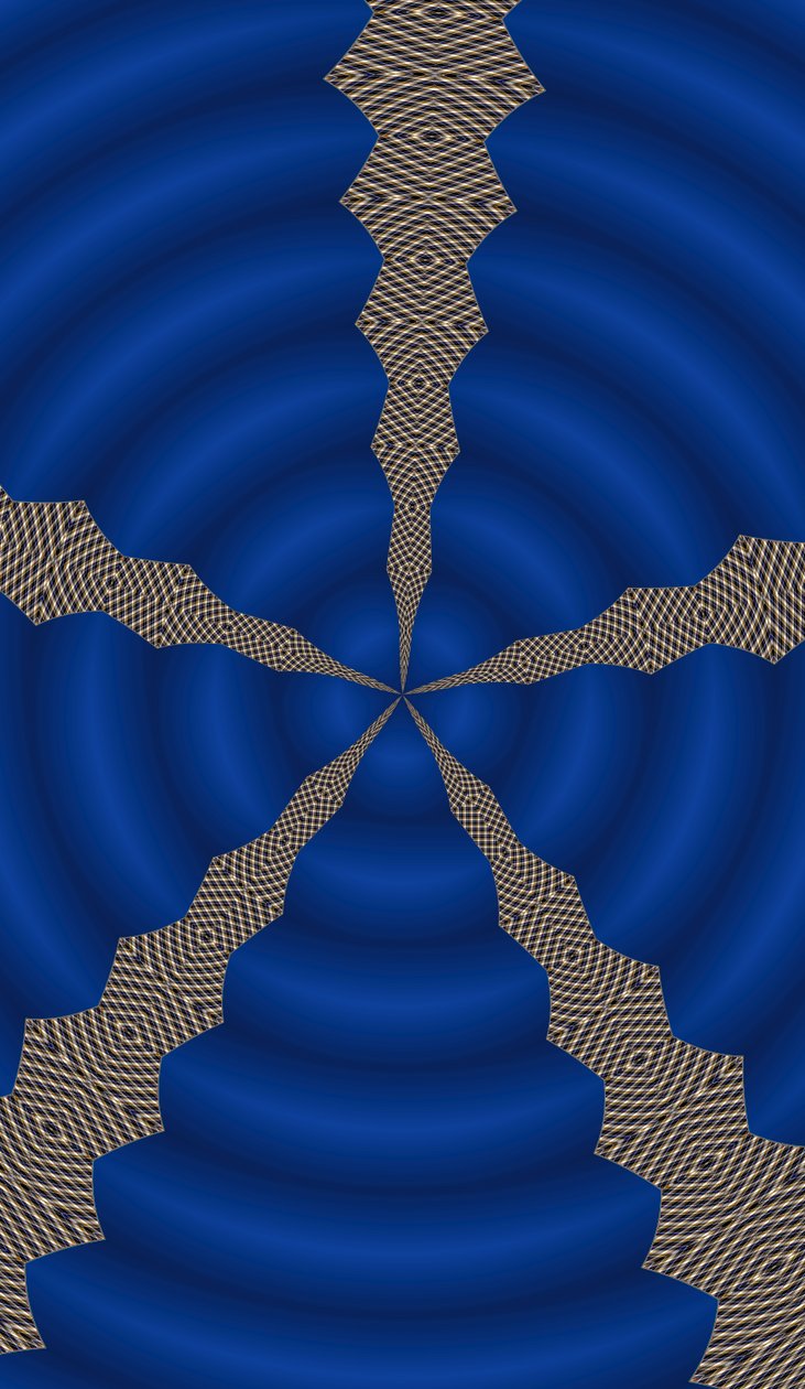 arabeska #21,2019,(gradient) autorstwa Alex Caminker