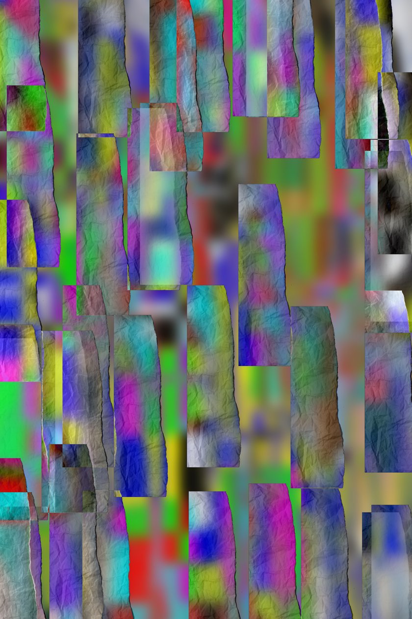 etiuda #24,2019, (media mieszane) autorstwa Alex Caminker