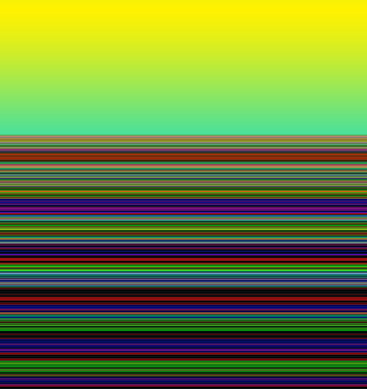 pola o poranku,2019,(gradient) autorstwa Alex Caminker