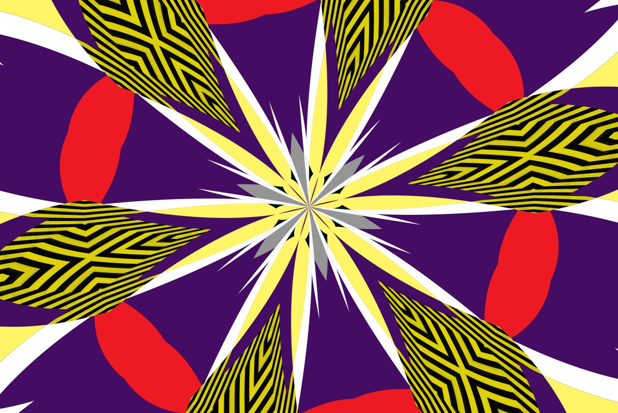 kwiaty #24,2019, (media mieszane) autorstwa Alex Caminker