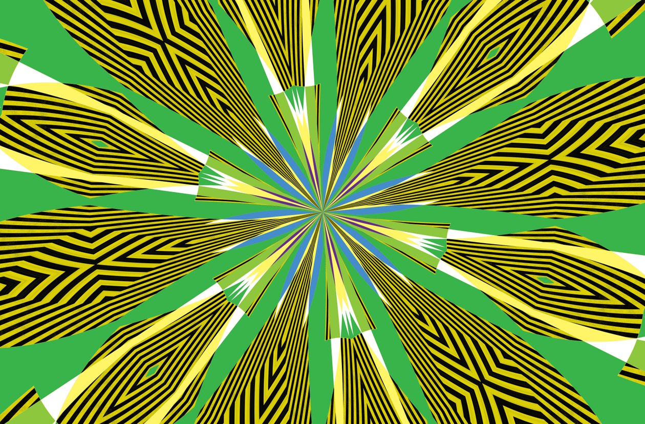 kwiaty #26,2019, (media mieszane) autorstwa Alex Caminker