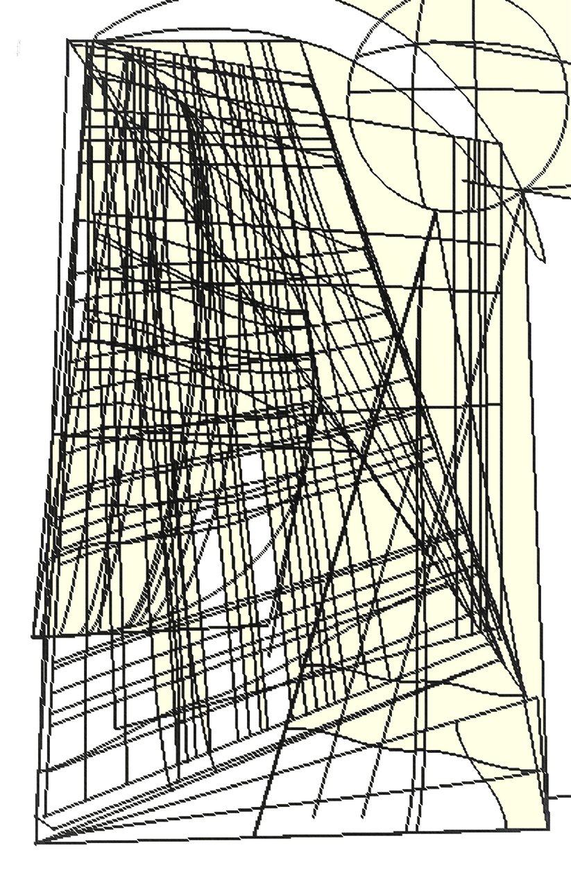krajobraz graficzny,2016, autorstwa Alex Caminker