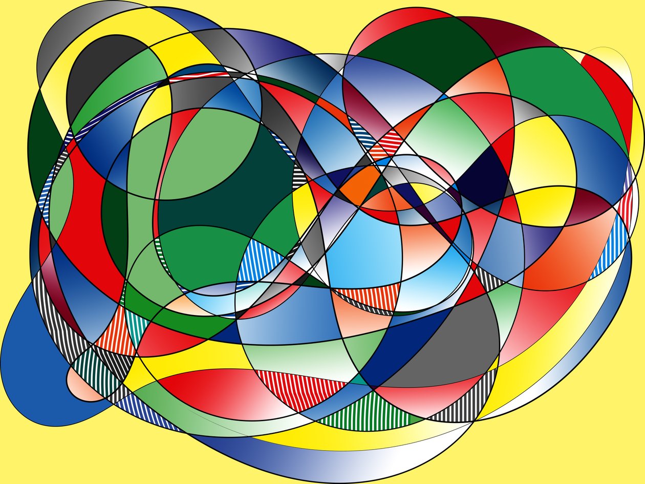 forma życia,2019,(gadient) autorstwa Alex Caminker
