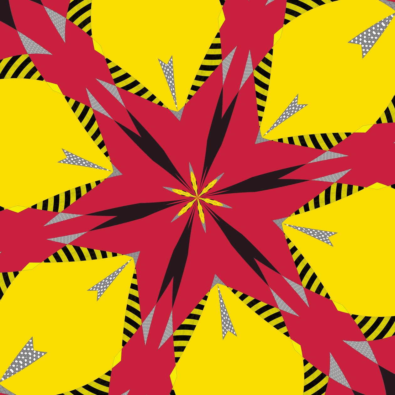 symetria #7,2019, (media mieszane) autorstwa Alex Caminker