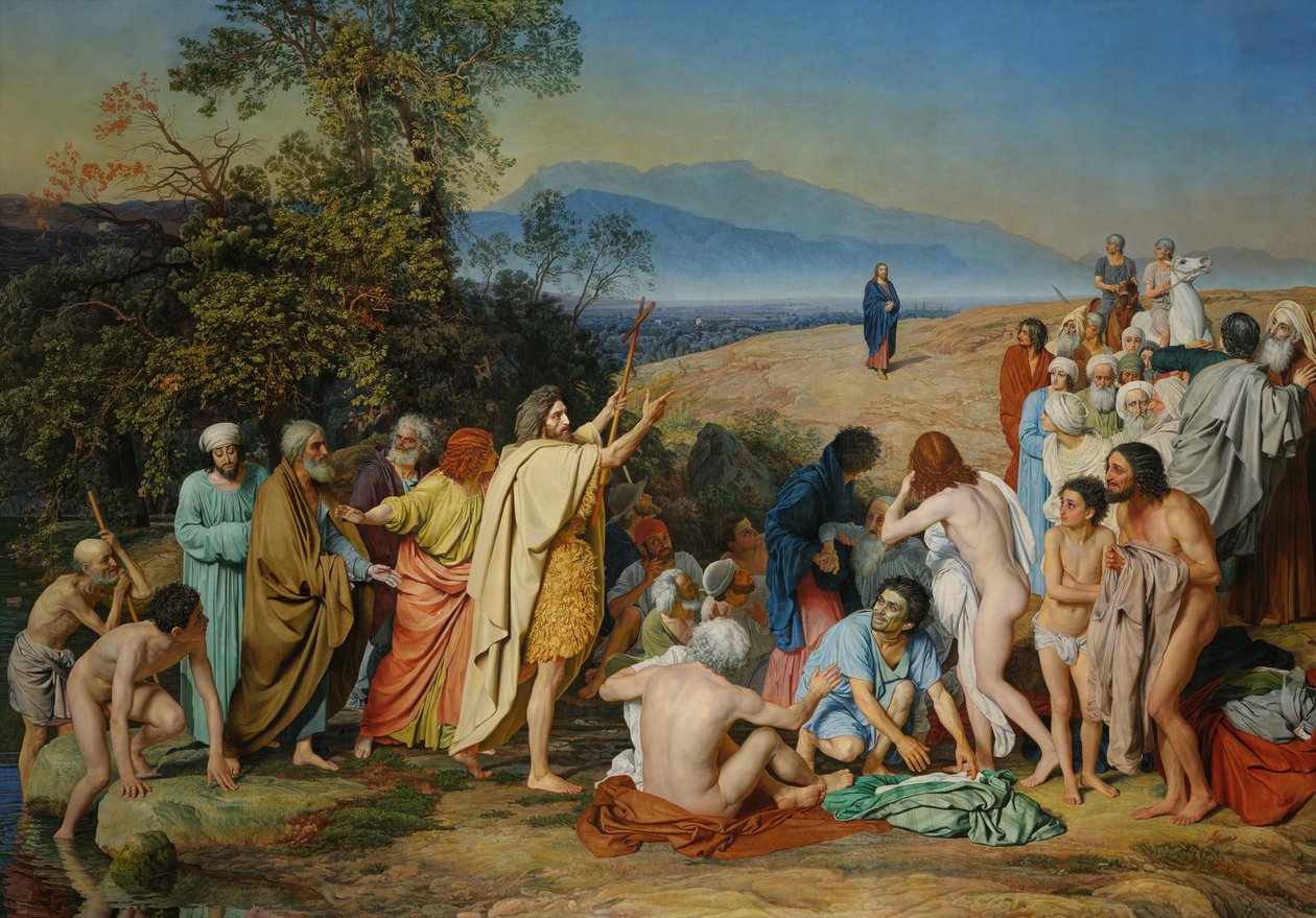 Chrystus ukazuje się ludziom autorstwa Alexander Andreyevich Ivanov