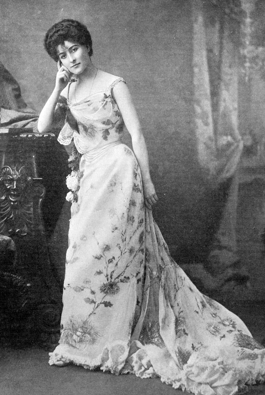Miss Jessie Bateman, ilustracja z „Króla”, 1 czerwca 1901 autorstwa Alexander Bassano