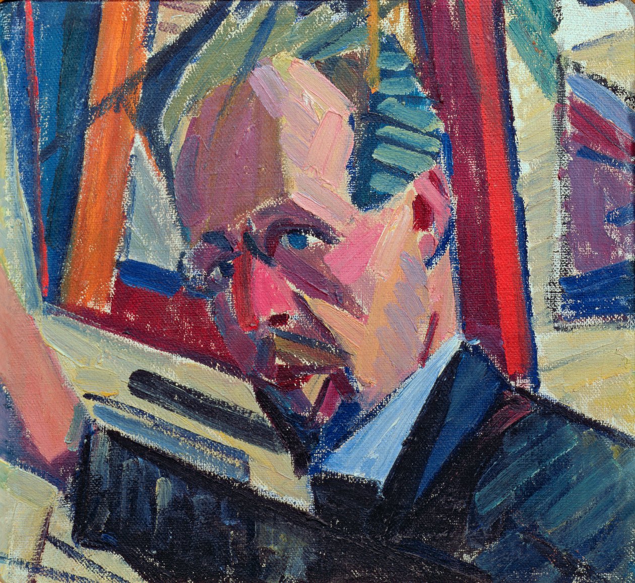 Autoportret, 1913 autorstwa Alexander Bogomazov