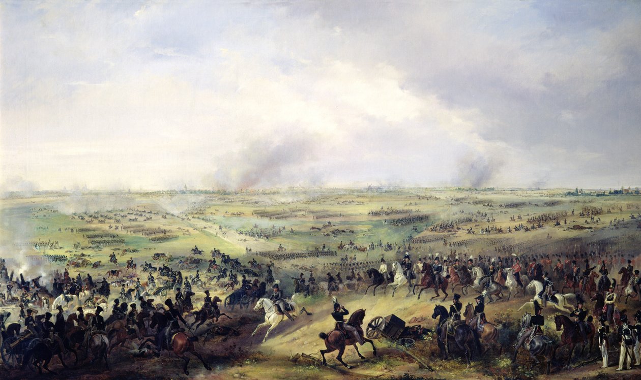 Bitwa pod Lipskiem, 16-19 października 1813 autorstwa Alexander Ivanovich Sauerweid