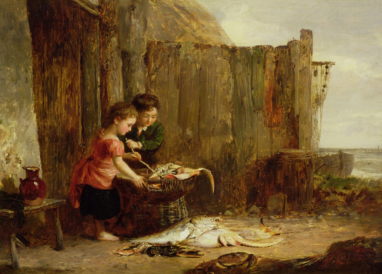 Poranny połów, XIX w. autorstwa Alexander Jnr. Fraser