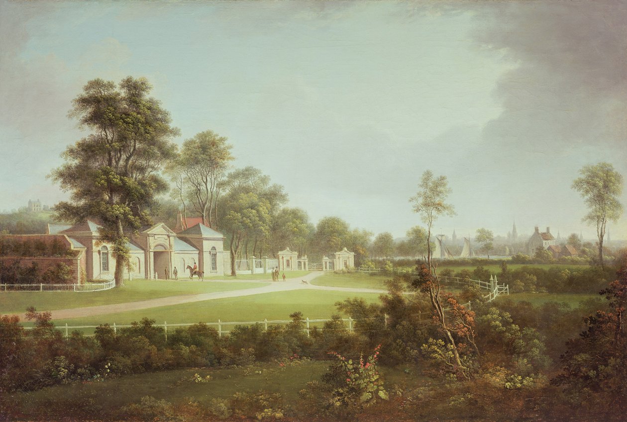 اینفیلډ د ګالسکو هاخوا سره، c.1800 پولی autorstwa Alexander Nasmyth