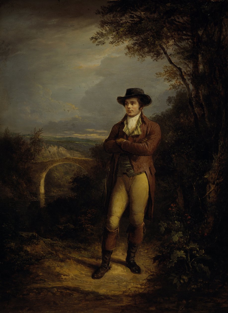 Robert Burns, 1759 autorstwa Alexander Nasmyth