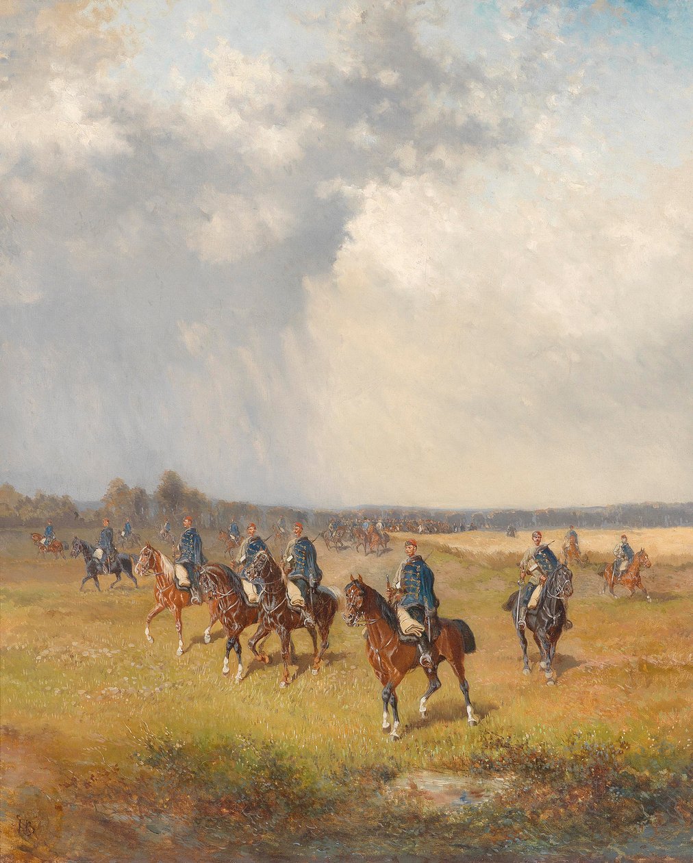 Huzarzy węgierscy autorstwa Alexander von Bensa