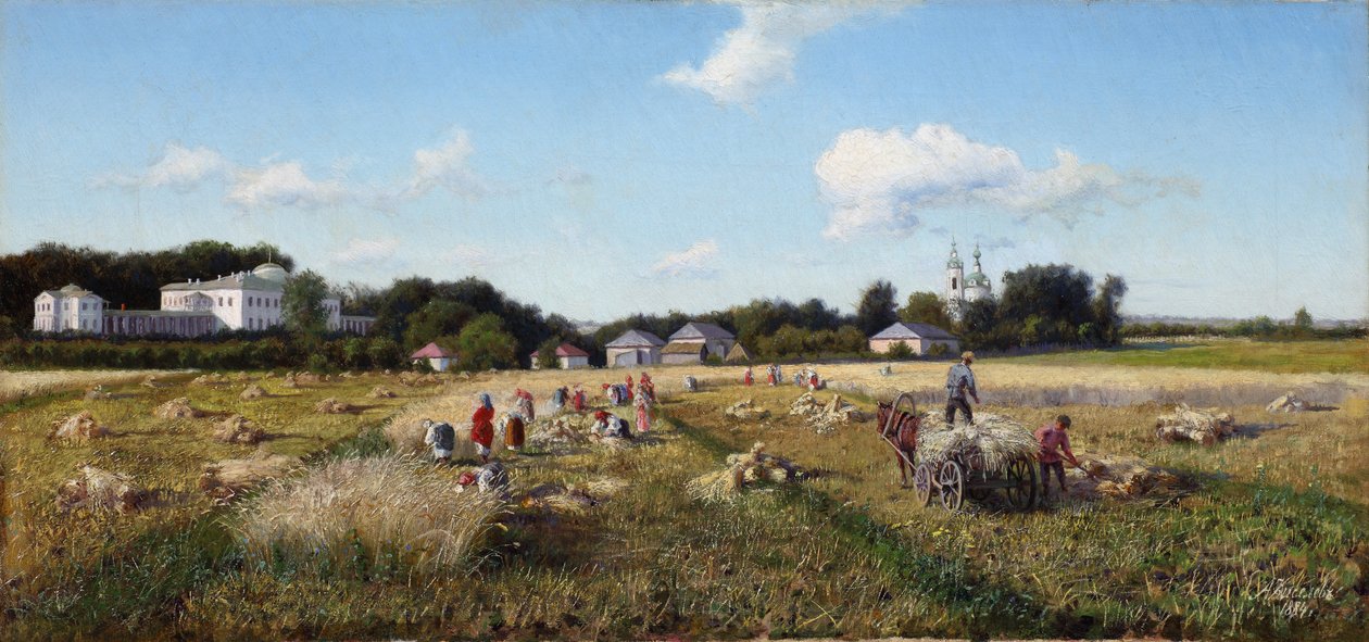 Żniwa, 1884. autorstwa Alexander Alexeyevich Kiselev