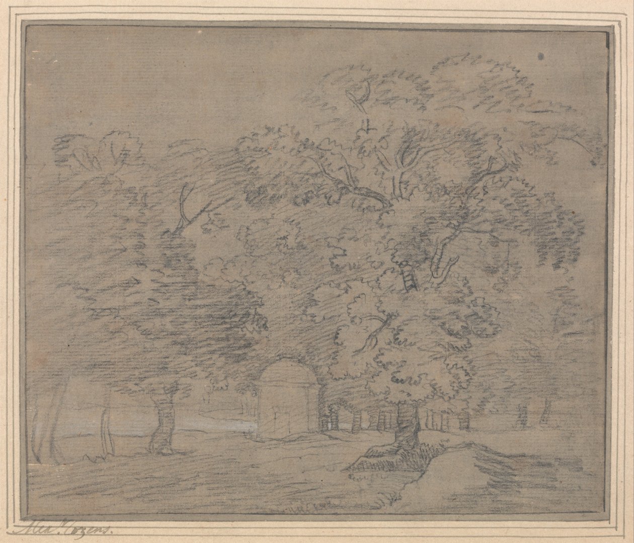 Hyde Park autorstwa Alexander Cozens