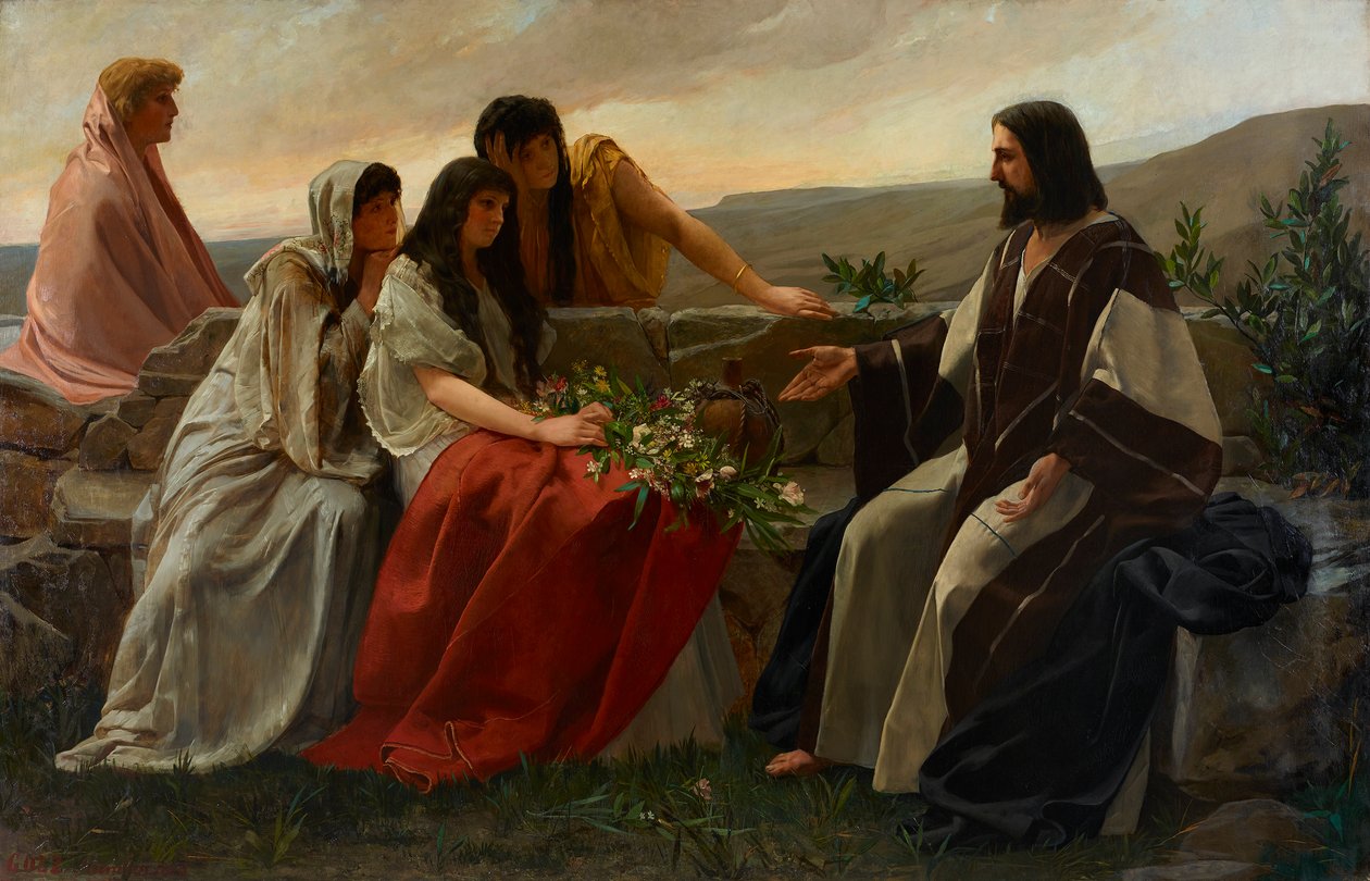 Chrystus i kobiety autorstwa Alexander Demetrius Goltz