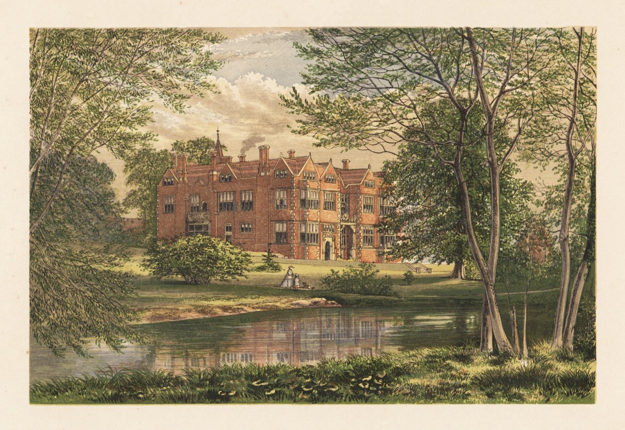 Franks Hall, Farningham, Kent, Anglia. autorstwa Alexander Francis (after) Lydon