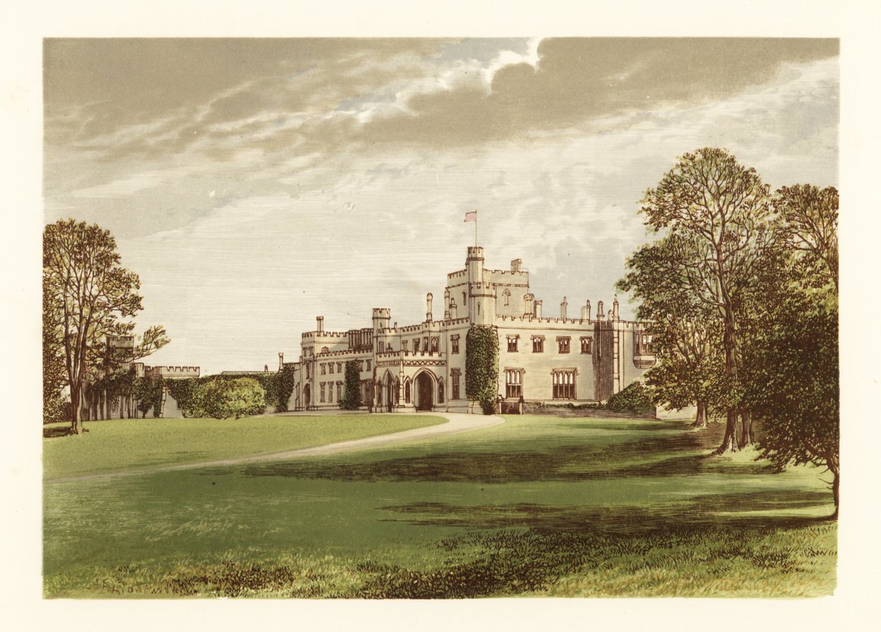 Moreton Hall, Cheshire, Anglia. autorstwa Alexander Francis (after) Lydon