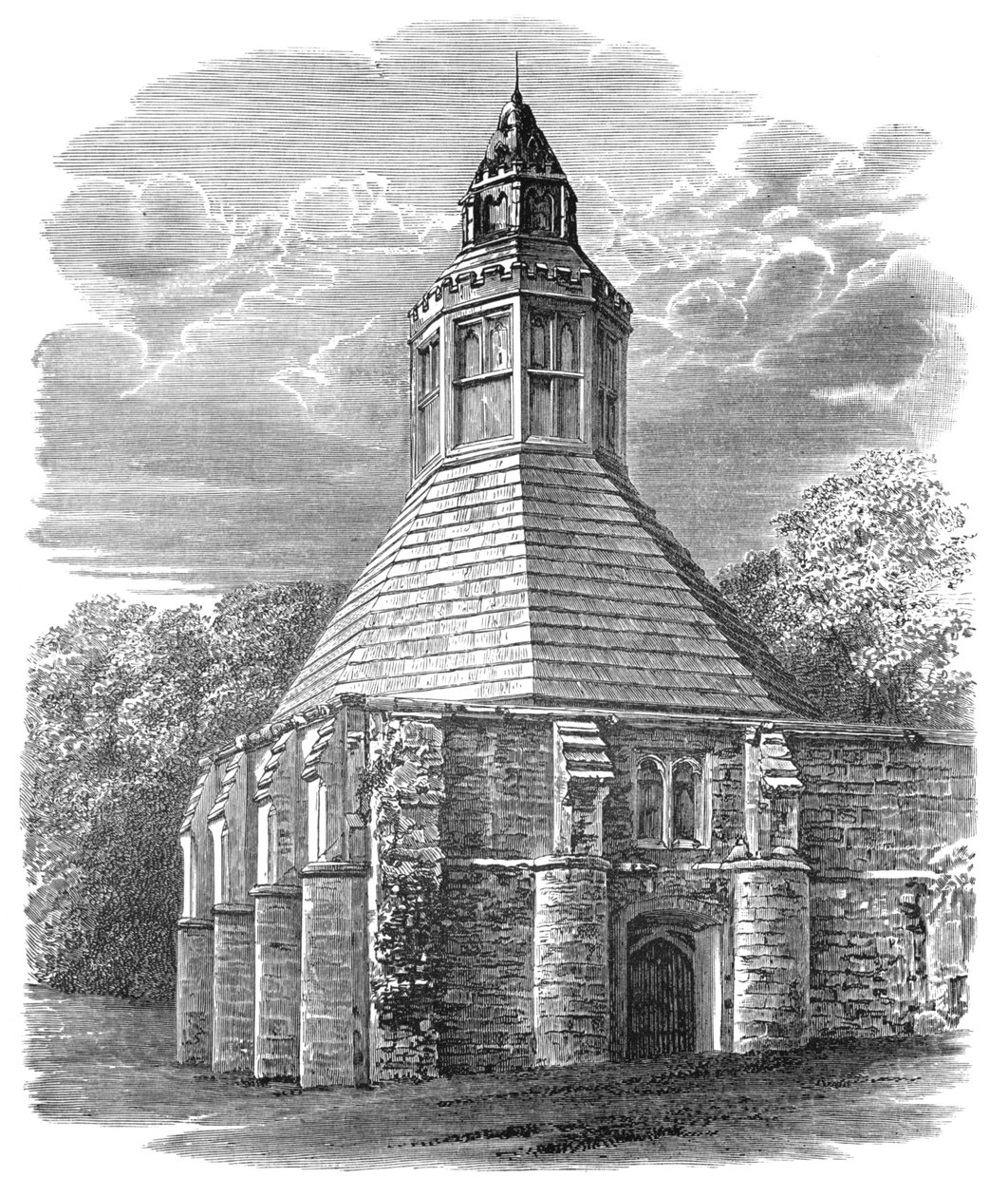 Abbots Kitchen, opactwo Glastonbury, ok. 1880, 1897 autorstwa Alexander Francis Lydon