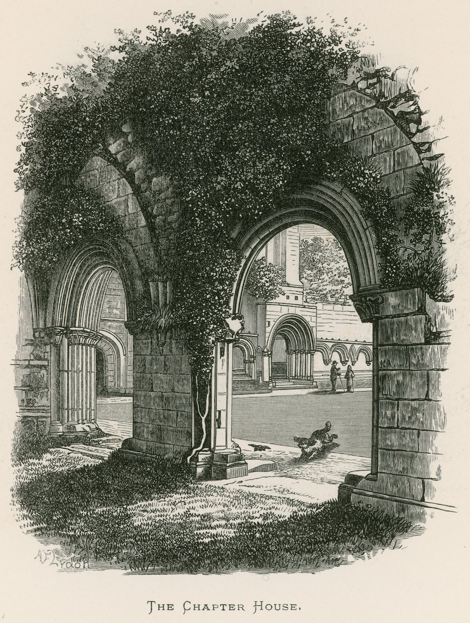 Fountains Abbey, The Chapter House autorstwa Alexander Francis Lydon