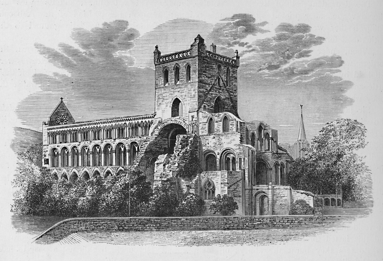 Z południowego wschodu, opactwo Jedburgh, c1880, 1897 autorstwa Alexander Francis Lydon