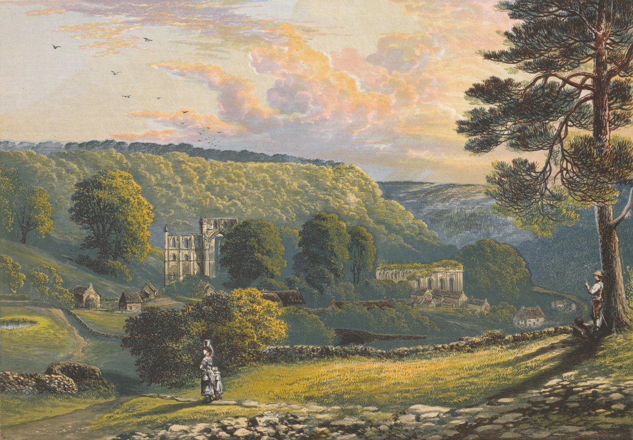 Opactwo Rievaulx, ok. 1880, 1897 r. autorstwa Alexander Francis Lydon