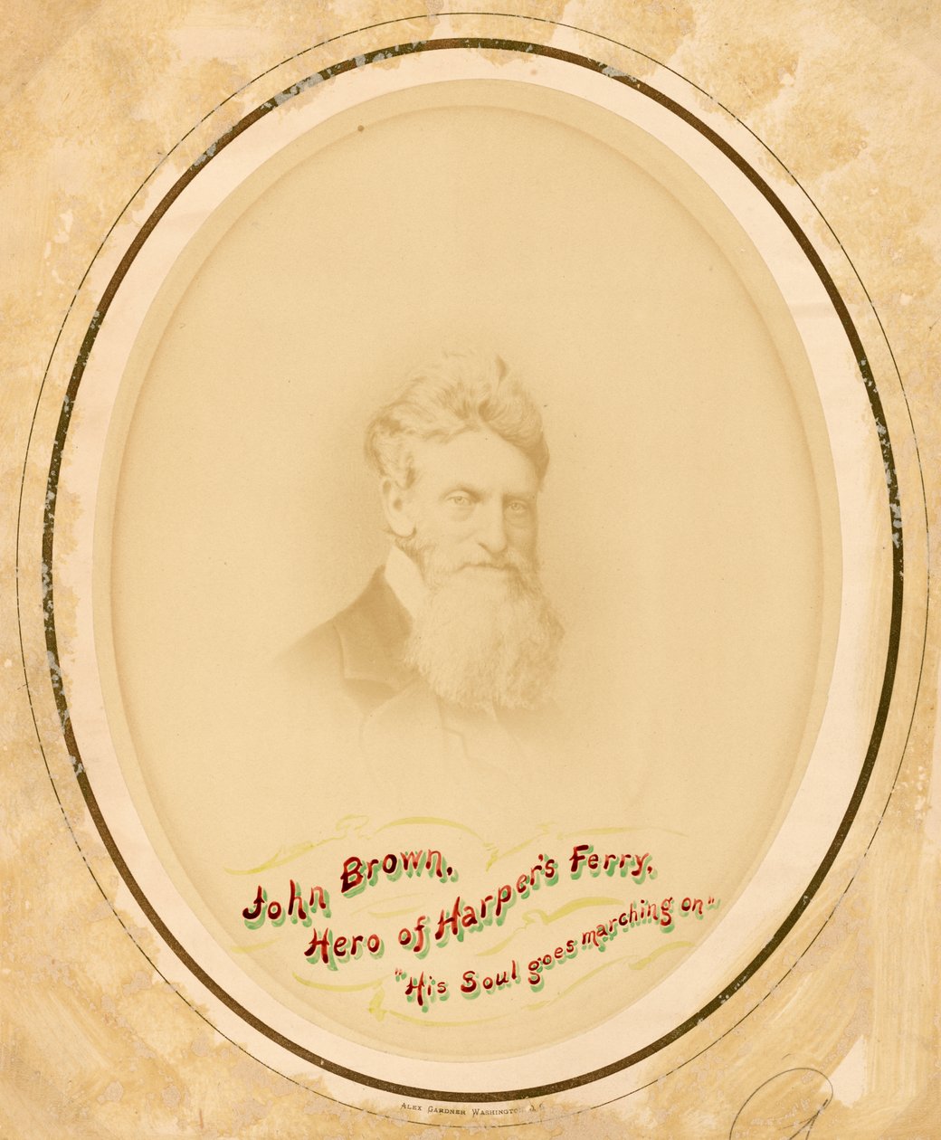 Portret Johna Browna, ca. 1859. autorstwa Alexander Gardner