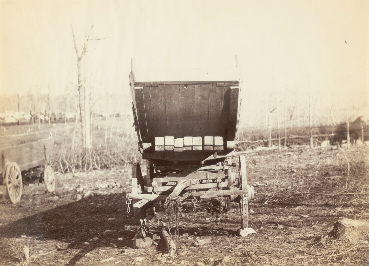 Bez tytułu, [Field Telegraph Battery Wagon] autorstwa Alexander Gardner
