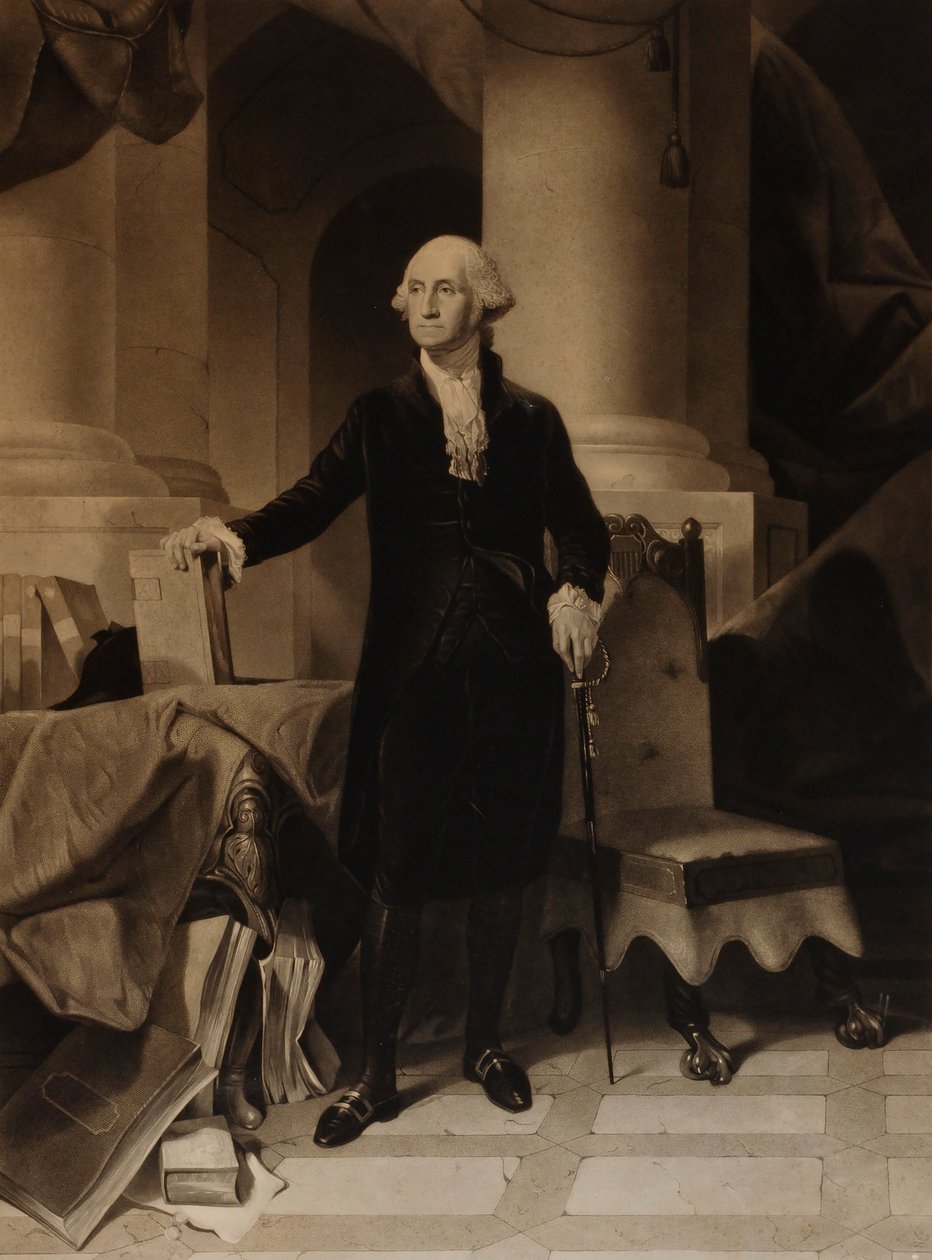 George Washington autorstwa Alexander Hay Ritchie