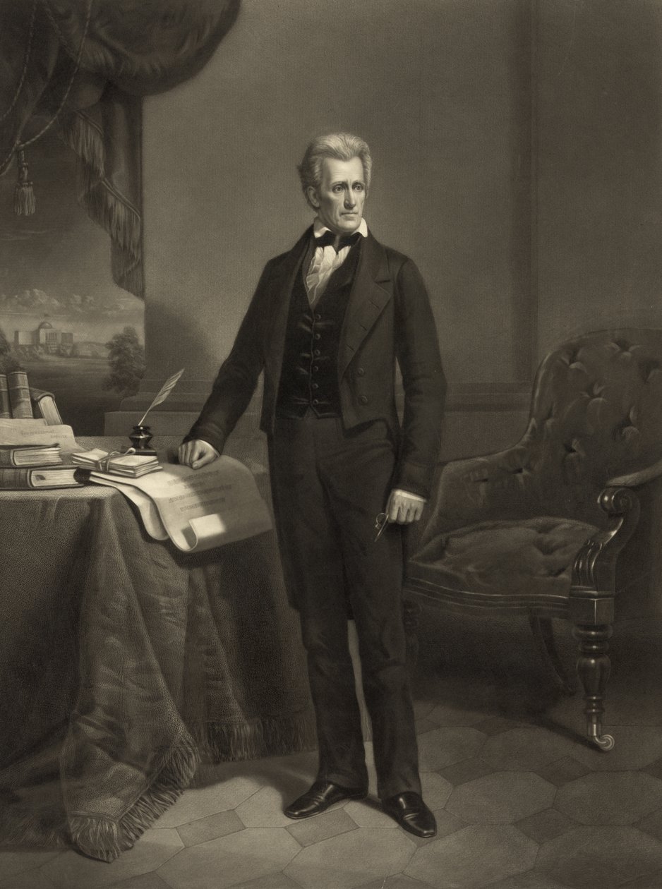 Prezydent Jackson, ok. 1860 r. autorstwa Alexander Hay Ritchie