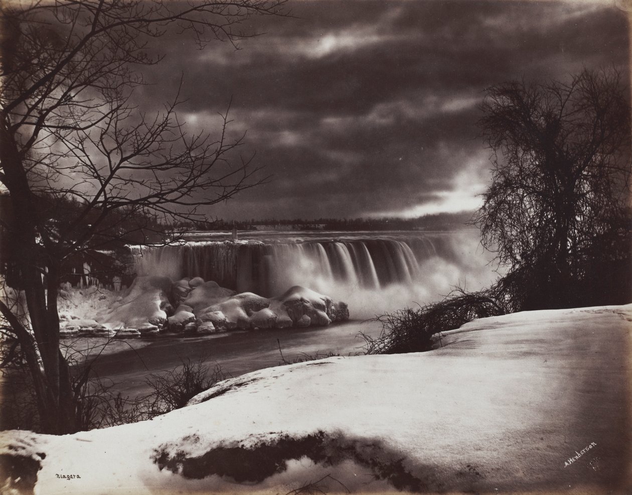 Upadki Niagary, lata 60. XIX wieku. autorstwa Alexander Henderson
