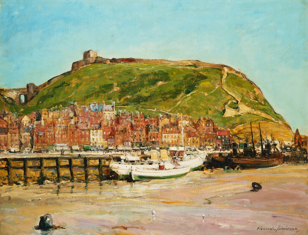 Zamek Scarborough autorstwa Alexander Jamieson