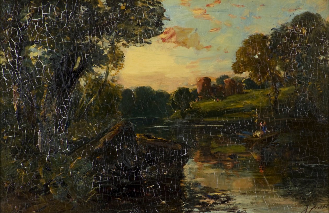 Scena rzeczna autorstwa Alexander Jnr. Fraser