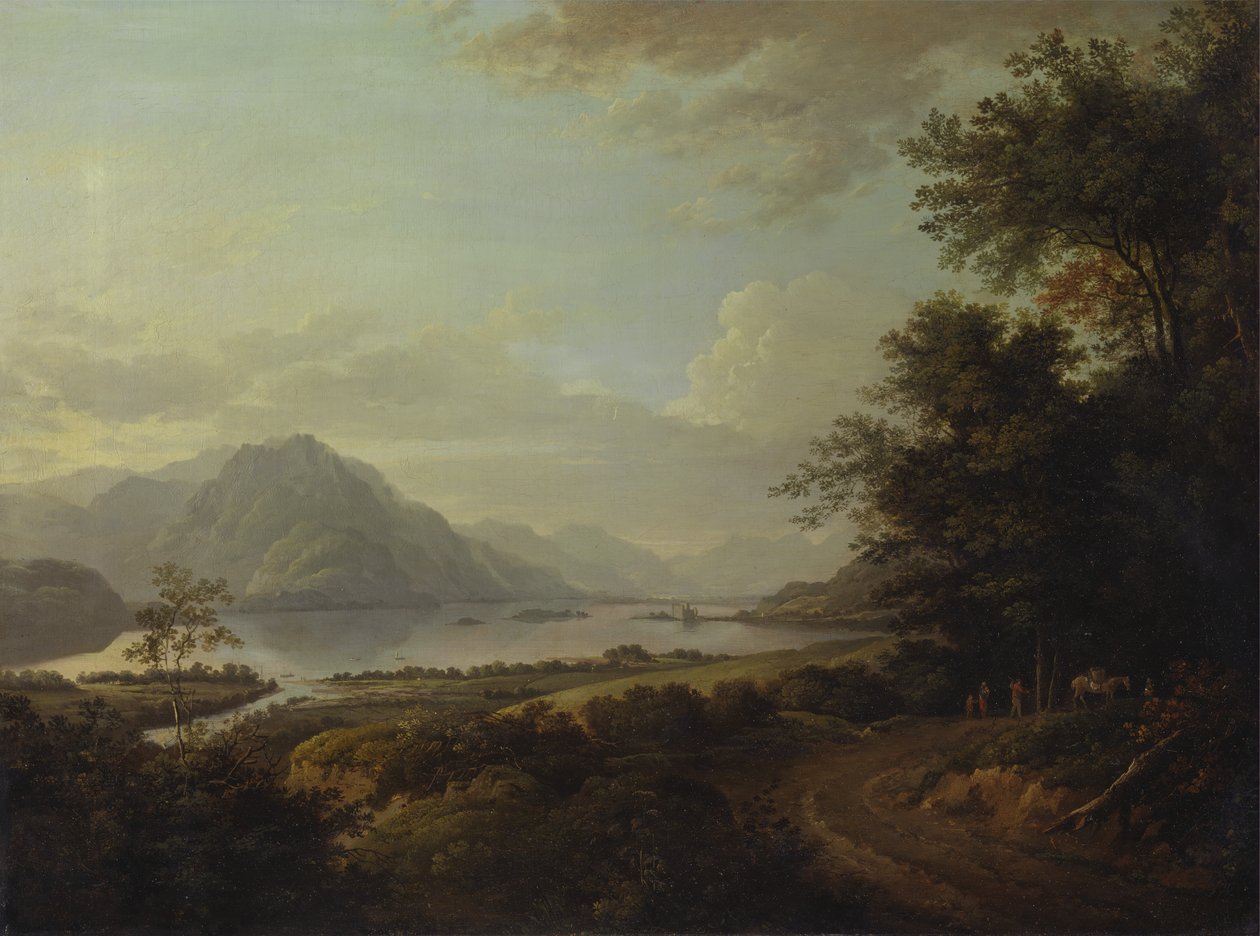 Loch Awe, Argyllshire, ca. 1785. autorstwa Alexander Nasmyth
