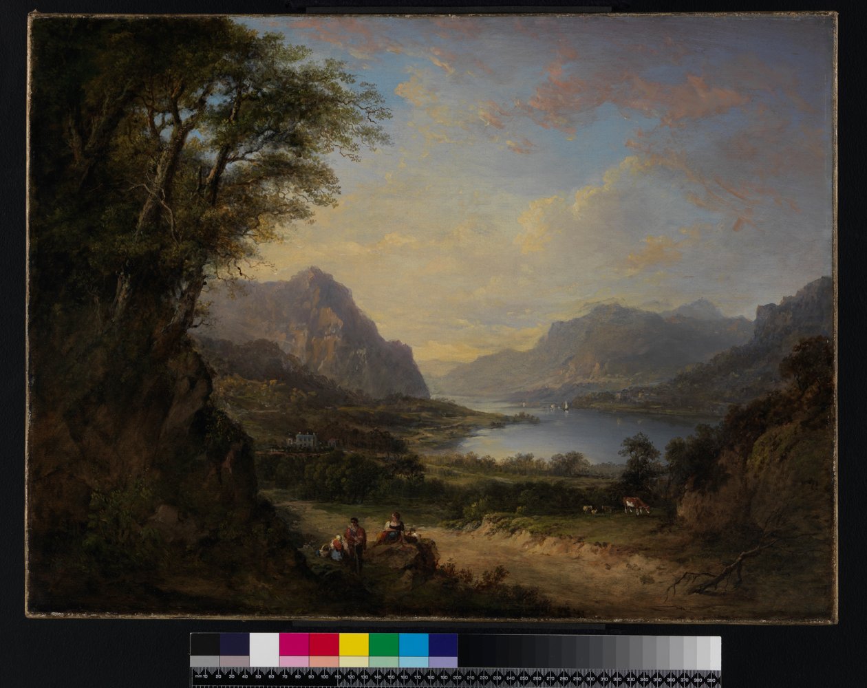 Loch Doon, Ayrshire, przed 1840 autorstwa Alexander Nasmyth