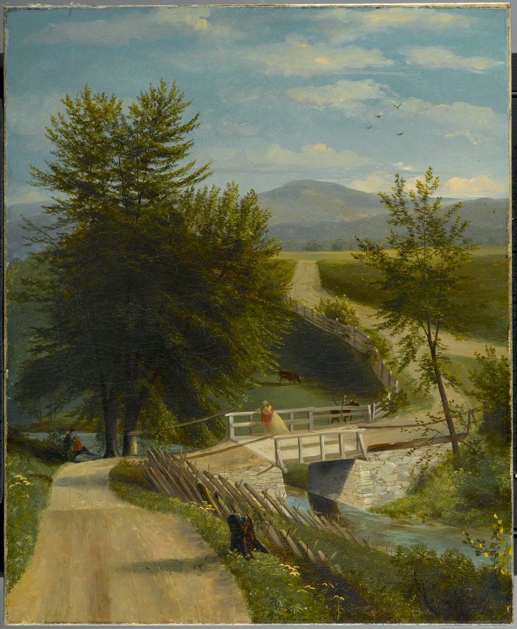 Spacer zakochanych, ok.1850-60 autorstwa Alexander Ransom