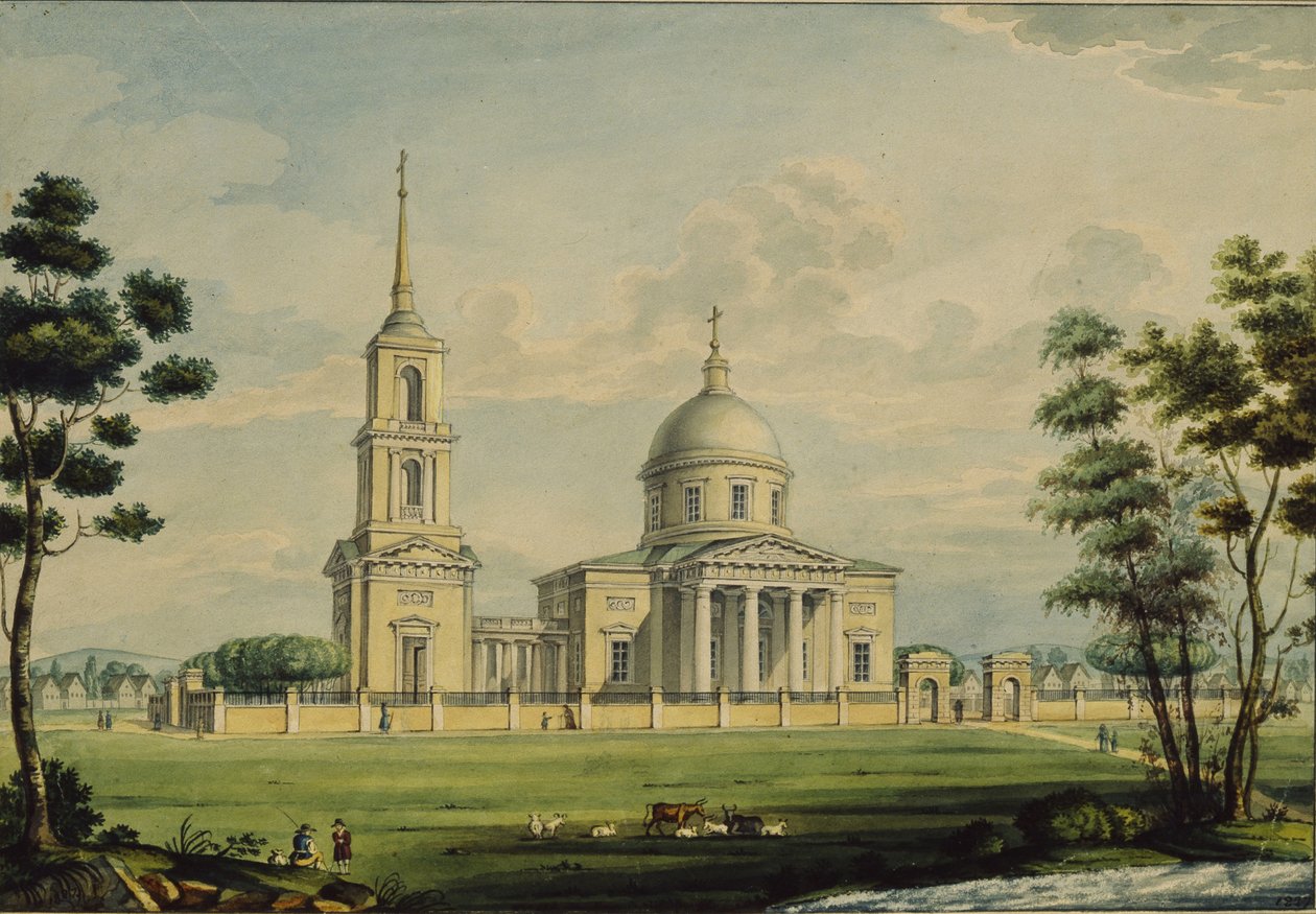 Majątek Achtyrka, 1827 autorstwa Alexander Sergeyevich Kutepov
